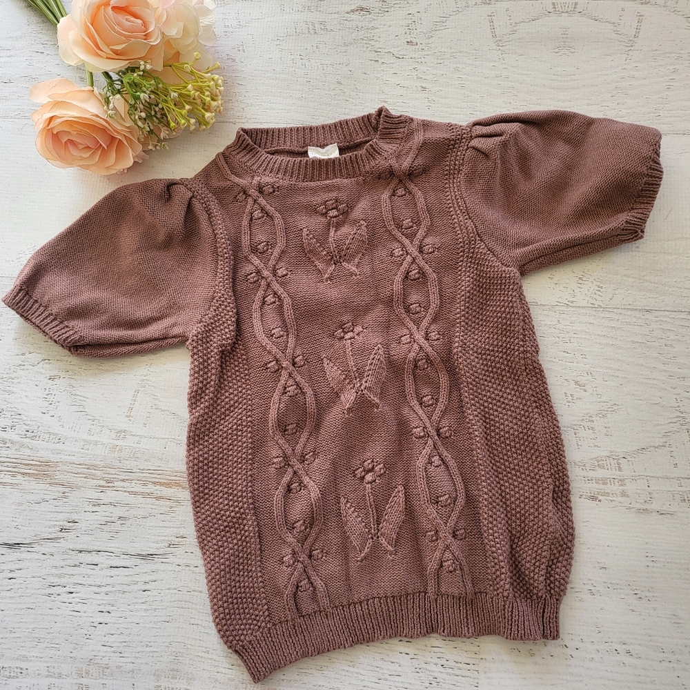 Jamie Kay Vivienne Knitted Top In Antler 4Y